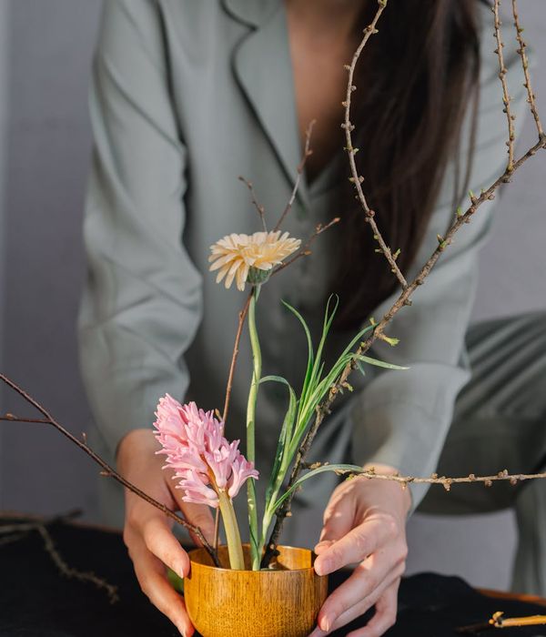 Person in a meditative yoga pose feeling balanced and serene.